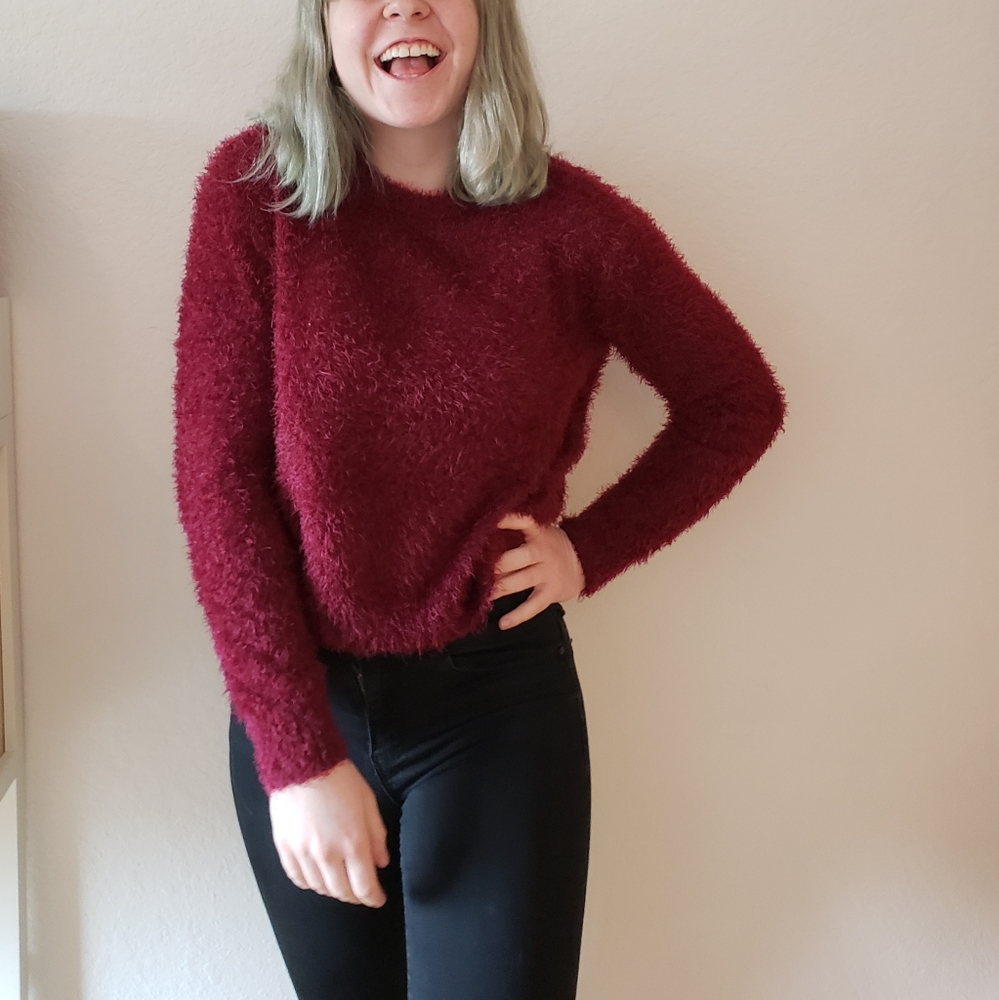 Purple sweater